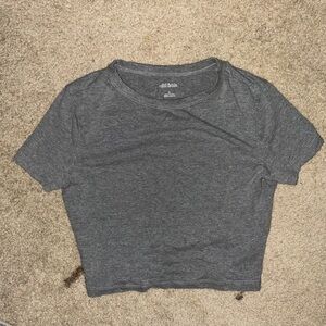 Wild Fable Gray Women's Crop Top